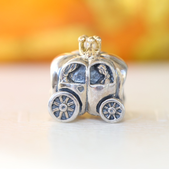 パンドラ　pandora royal carriage charm 14k PANDORA STERLING SILVER AND 14k GOLD ROYAL CARRIAGE CHARM | eBay
